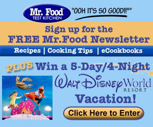 Disney Vacation Giveaway Signup 300x250 Enter to Win a Walt Disney World Resort® Vacation!
