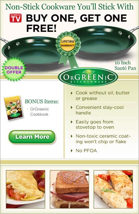 OrGreenic - Get healthy with natural ceramic non stick cookware.