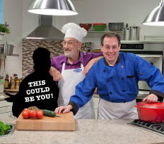Test Kitchen MrFood resize2 Calling All Bloggers: Win a Chance to Star on National TV