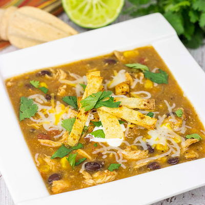 Crazy-Good Chicken Enchilada Soup