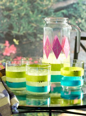 Retro Pitcher and Glasses Retro Pitcher and Glasses